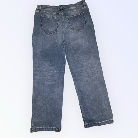 Lane Bryant - Signature Fit High Rise Straight Jean - Light Wash - 18 short - Picture 2 of 4